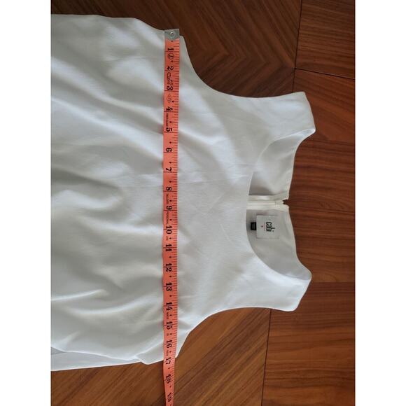 Cabi Tops 5226 White Spring Indulgence Sleeveless Tank Overlay Small - Picture 6 of 6